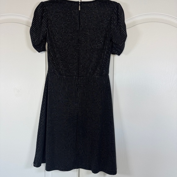 Michael Kors Metallic Silver Dot Mini Dress Petite XS Fits up to Small - Picture 3 of 10